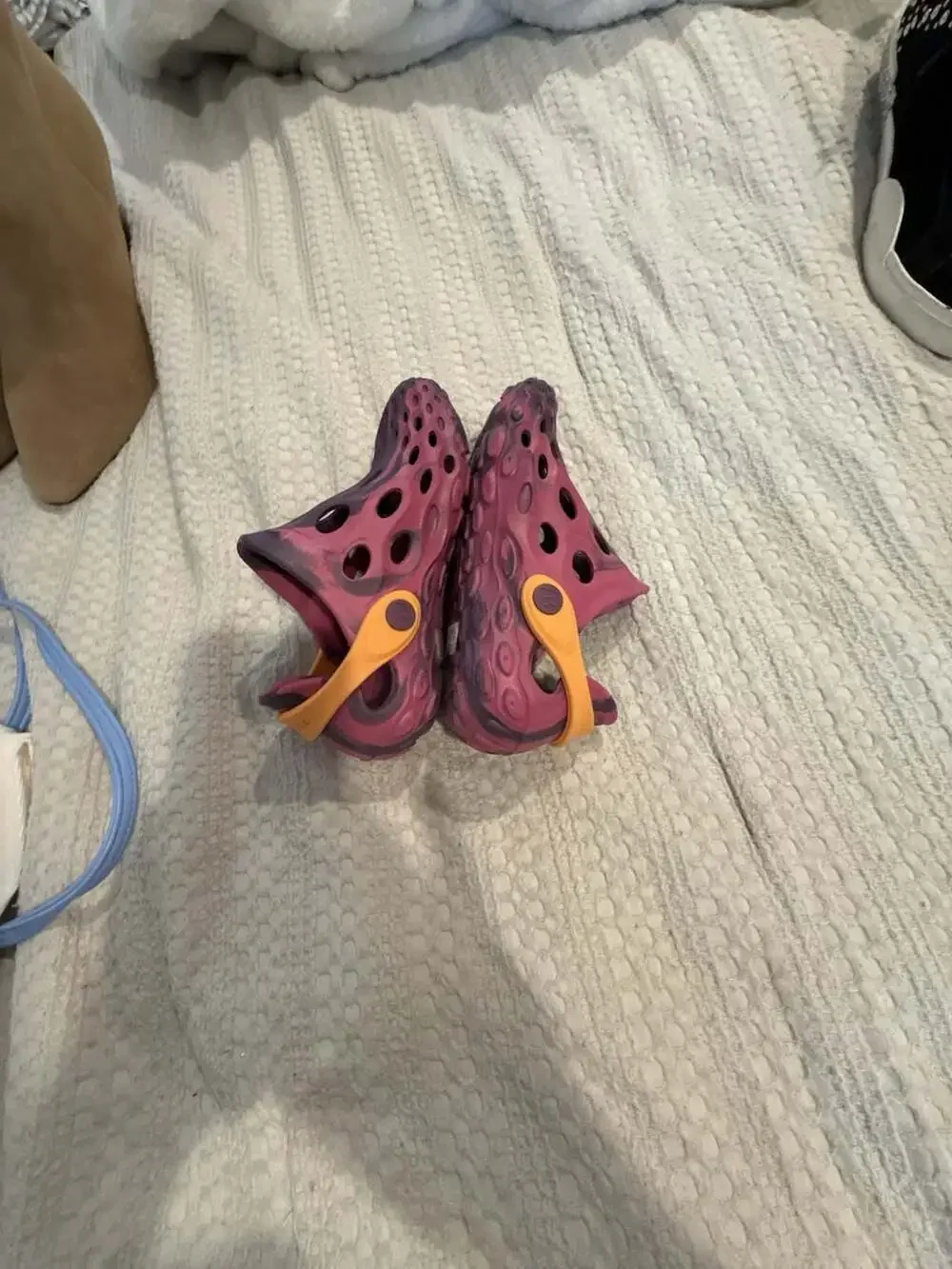 Merrell Kids Hydro Moc Water Shoes, Pink and Purple Marble